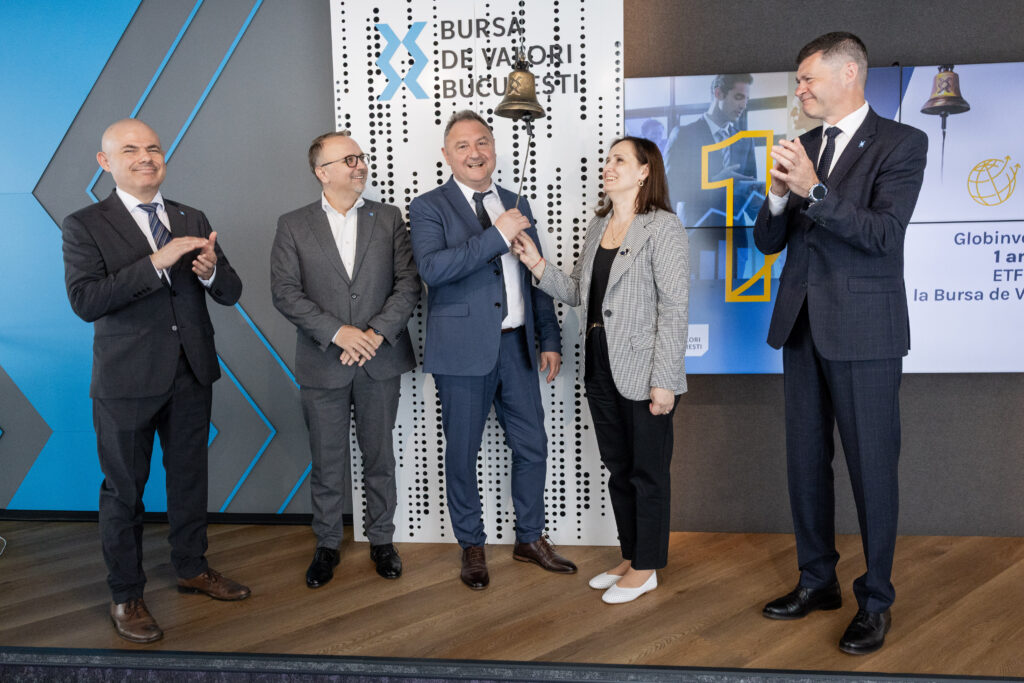 Globinvest aniversează 1 an de la lansarea la Bursa de Valori București a ETF-ului care urmărește performanța indicelui sectorial BET-EF